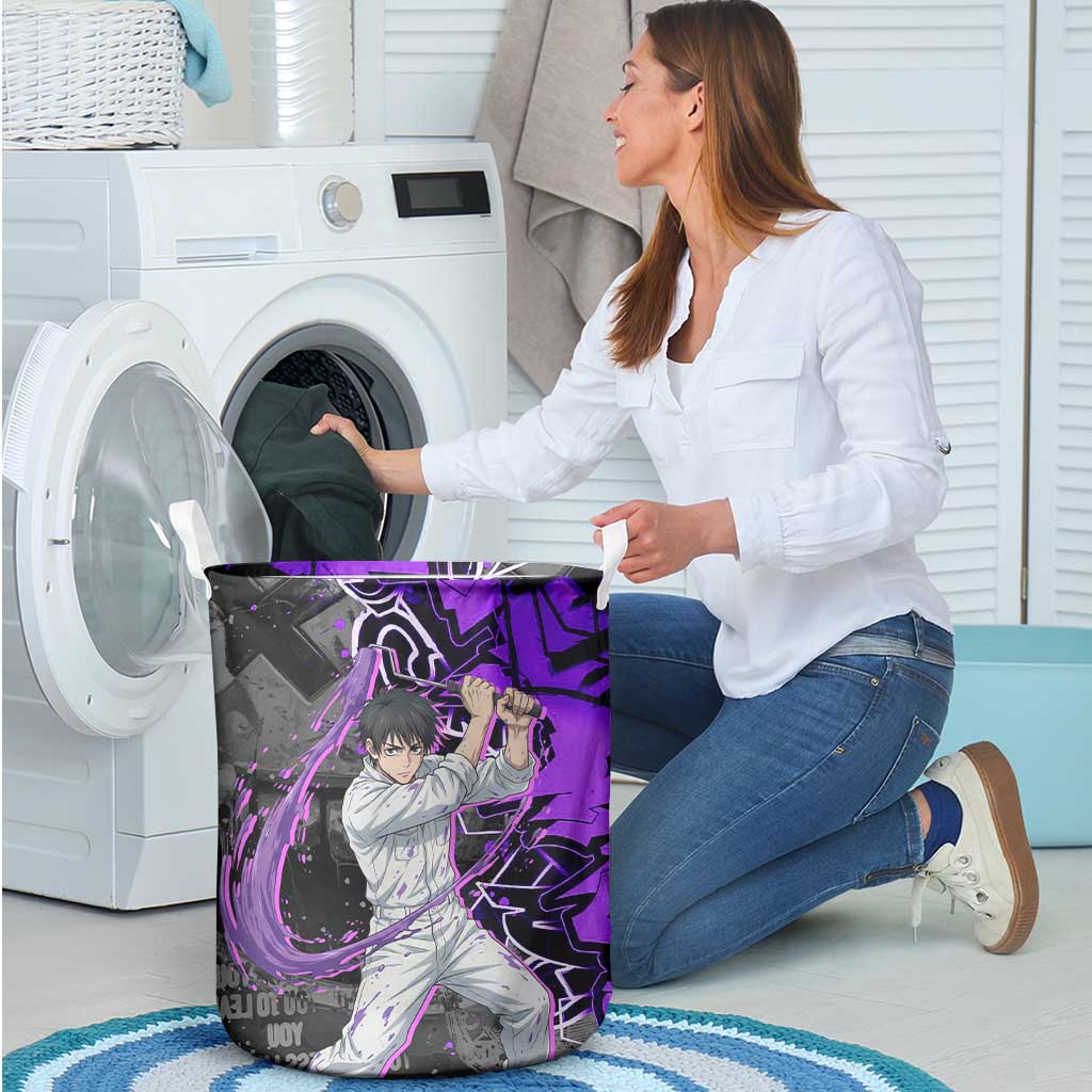 Yuta Okkotsu Jujutsu Kaisen Laundry Basket Neon Graffiti Anime Fusion