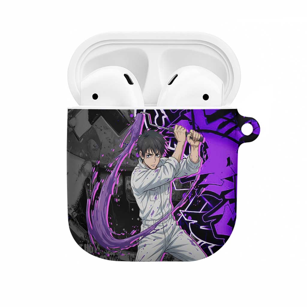 Yuta Okkotsu Jujutsu Kaisen AirPods Case Neon Graffiti Anime Fusion