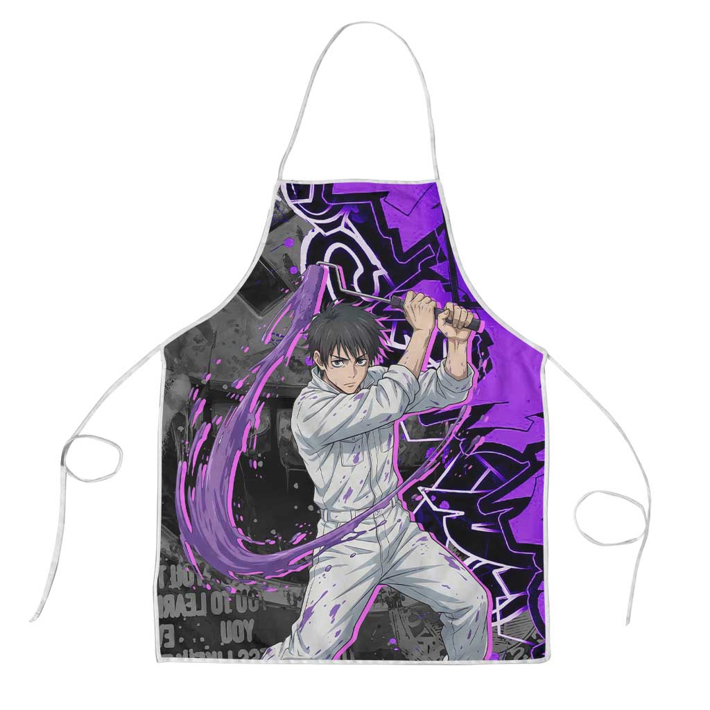 Yuta Okkotsu Jujutsu Kaisen Apron Neon Graffiti Anime Fusion