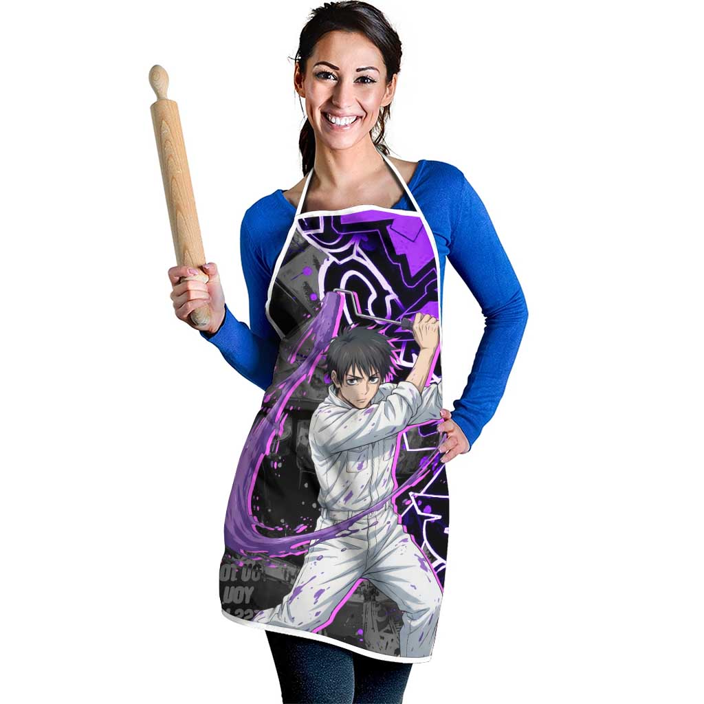 Yuta Okkotsu Jujutsu Kaisen Apron Neon Graffiti Anime Fusion