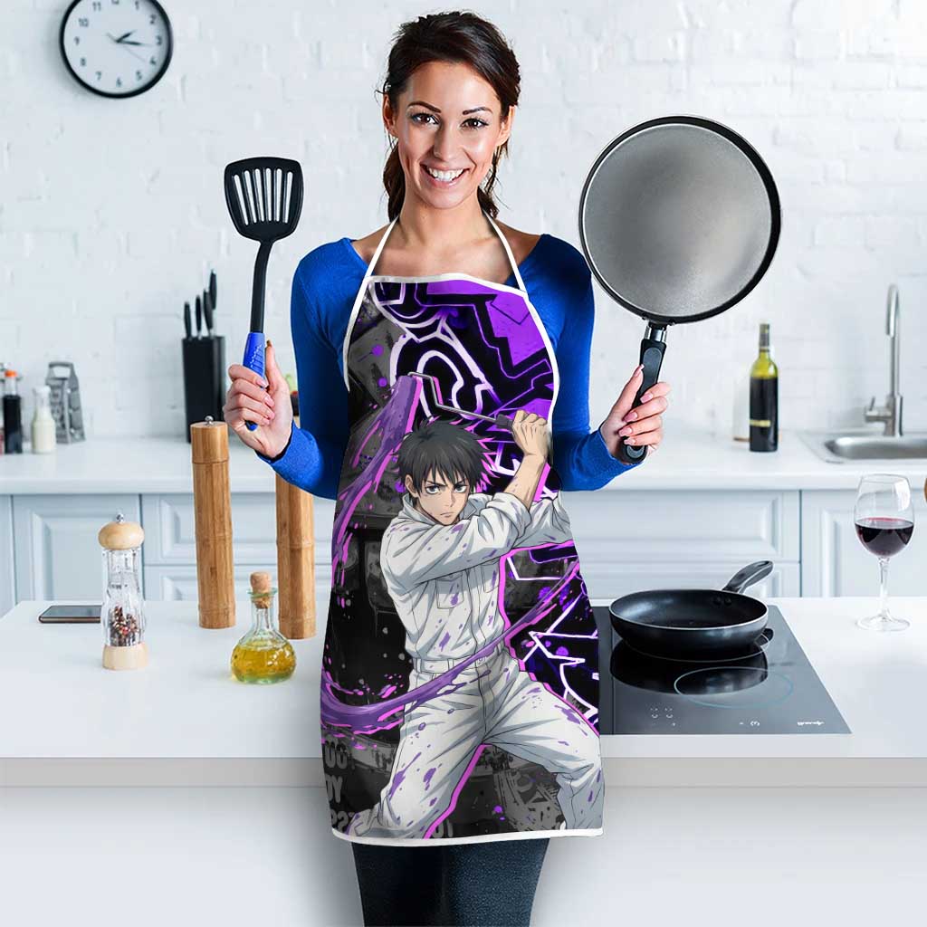 Yuta Okkotsu Jujutsu Kaisen Apron Neon Graffiti Anime Fusion