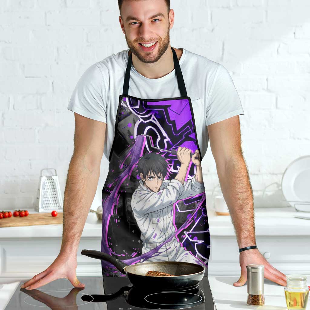 Yuta Okkotsu Jujutsu Kaisen Apron Neon Graffiti Anime Fusion