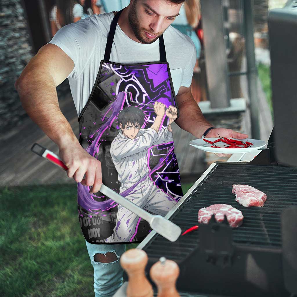 Yuta Okkotsu Jujutsu Kaisen Apron Neon Graffiti Anime Fusion