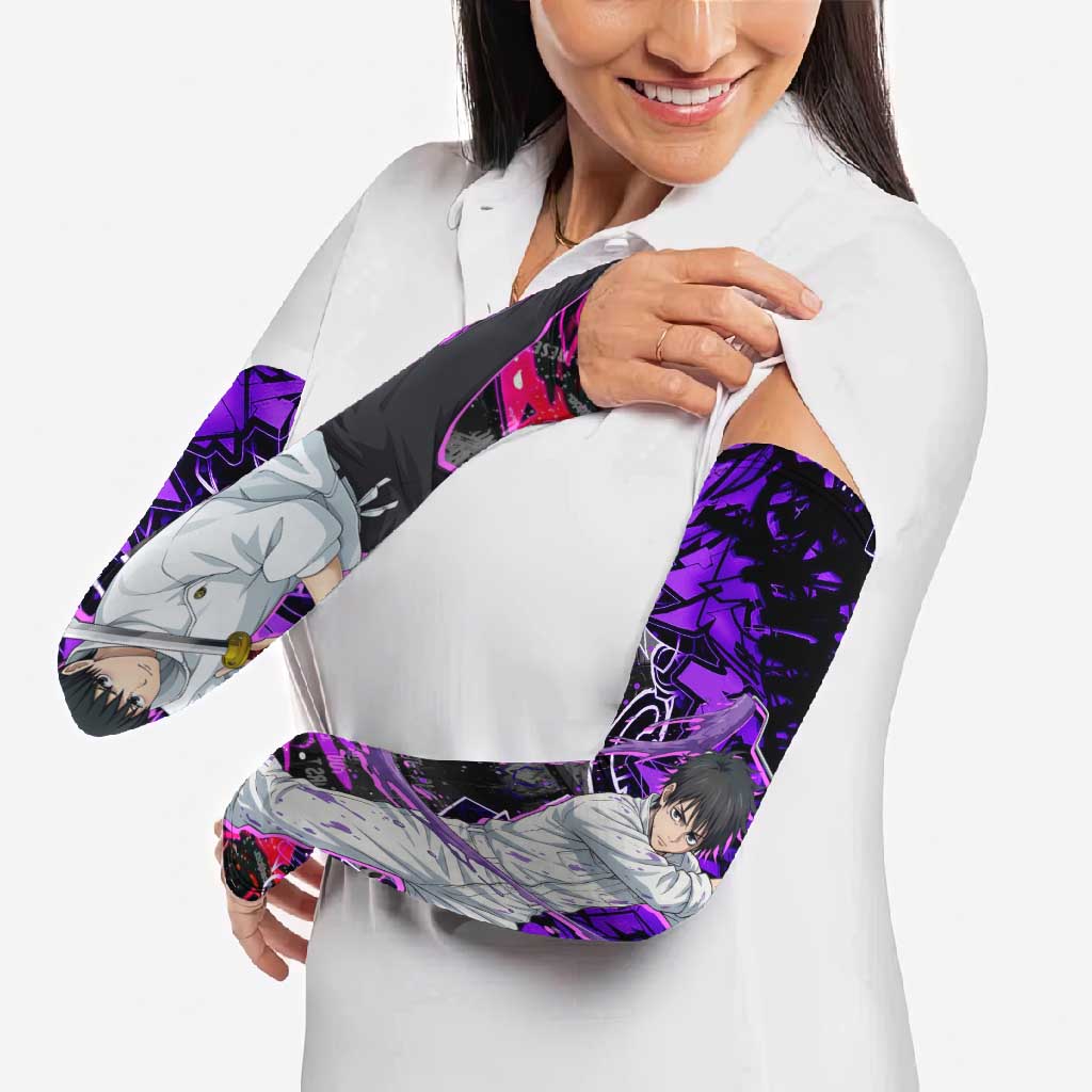 Yuta Okkotsu Jujutsu Kaisen Arm Sleeves Neon Graffiti Anime Fusion