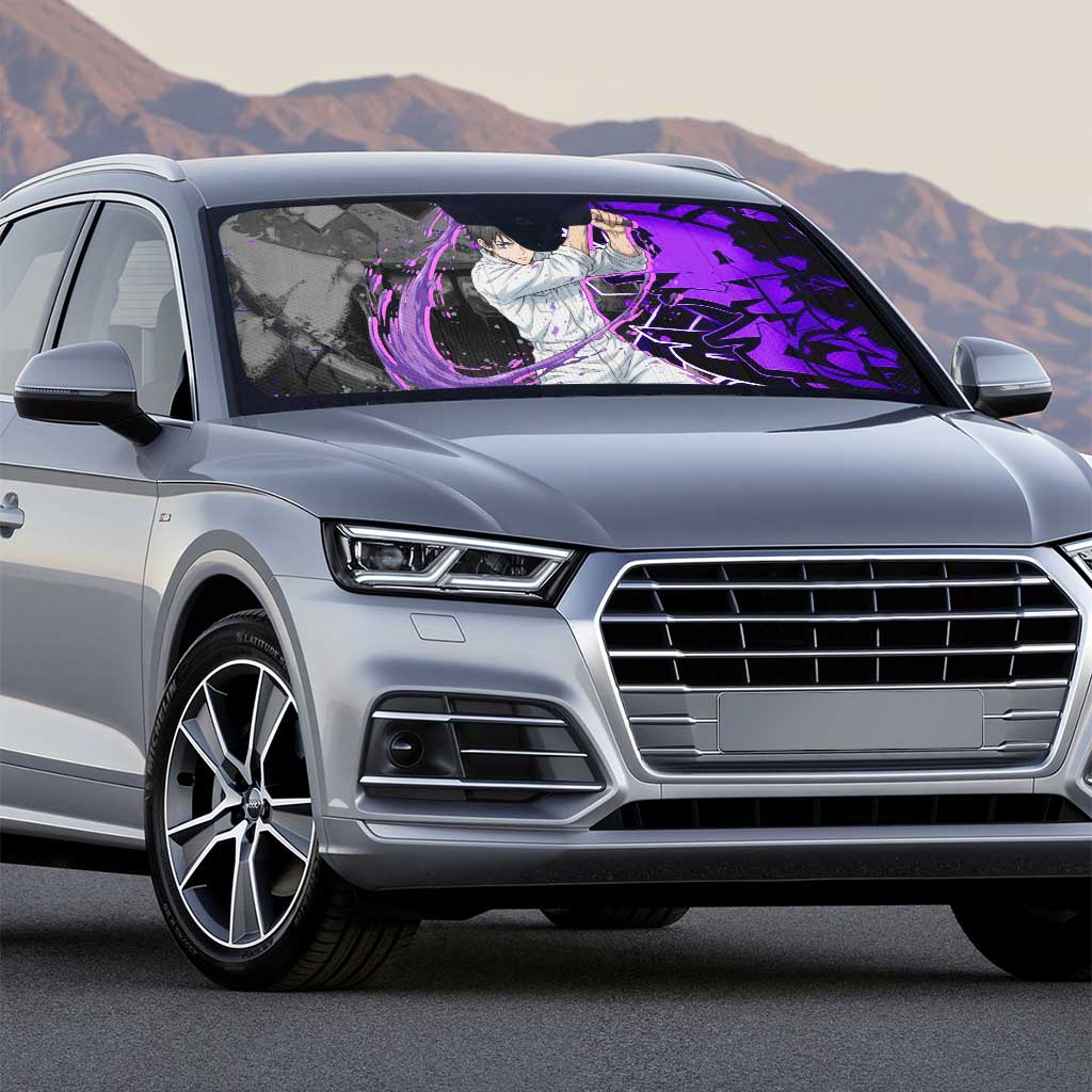Yuta Okkotsu Jujutsu Kaisen Auto Sun Shade Neon Graffiti Anime Fusion