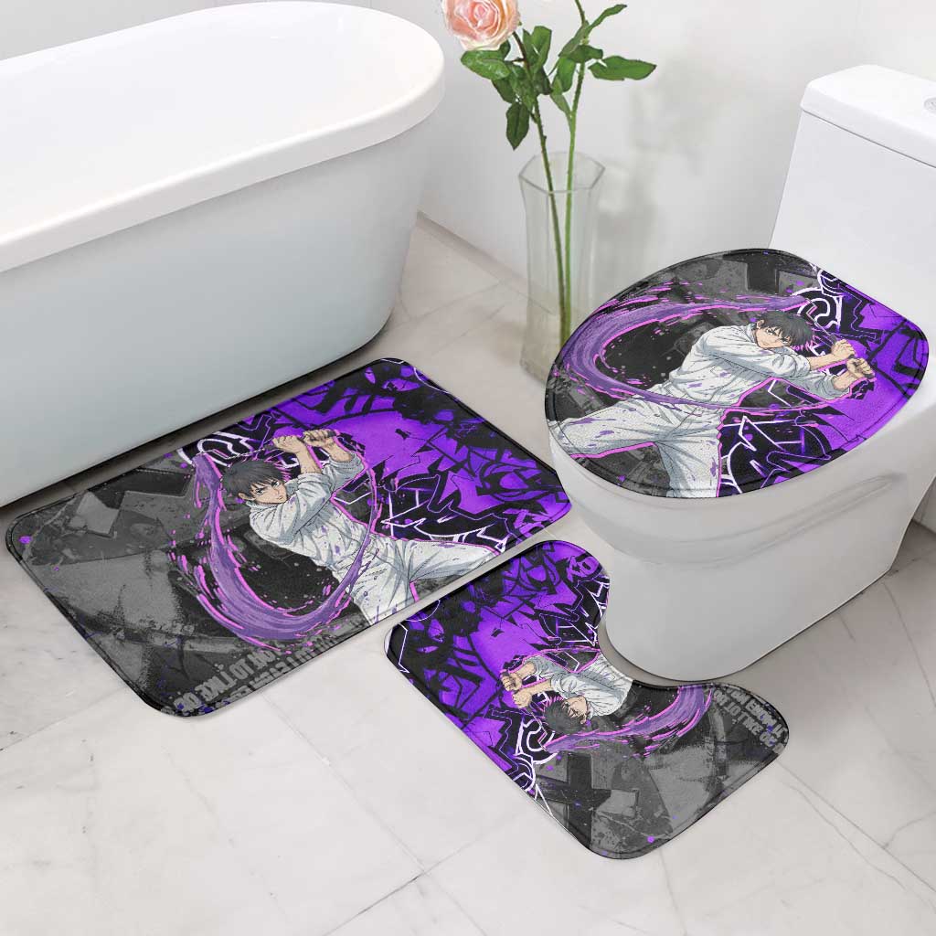 Yuta Okkotsu Jujutsu Kaisen Bathroom Set Neon Graffiti Anime Fusion