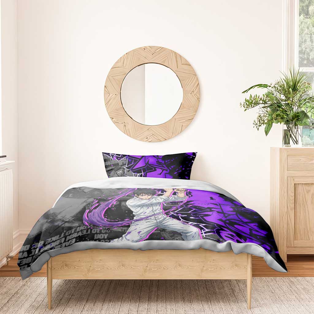 Yuta Okkotsu Jujutsu Kaisen Bedding Set Neon Graffiti Anime Fusion