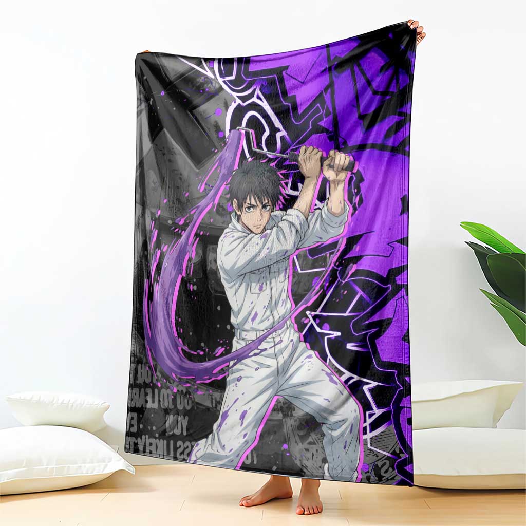 Yuta Okkotsu Jujutsu Kaisen Blanket Neon Graffiti Anime Fusion