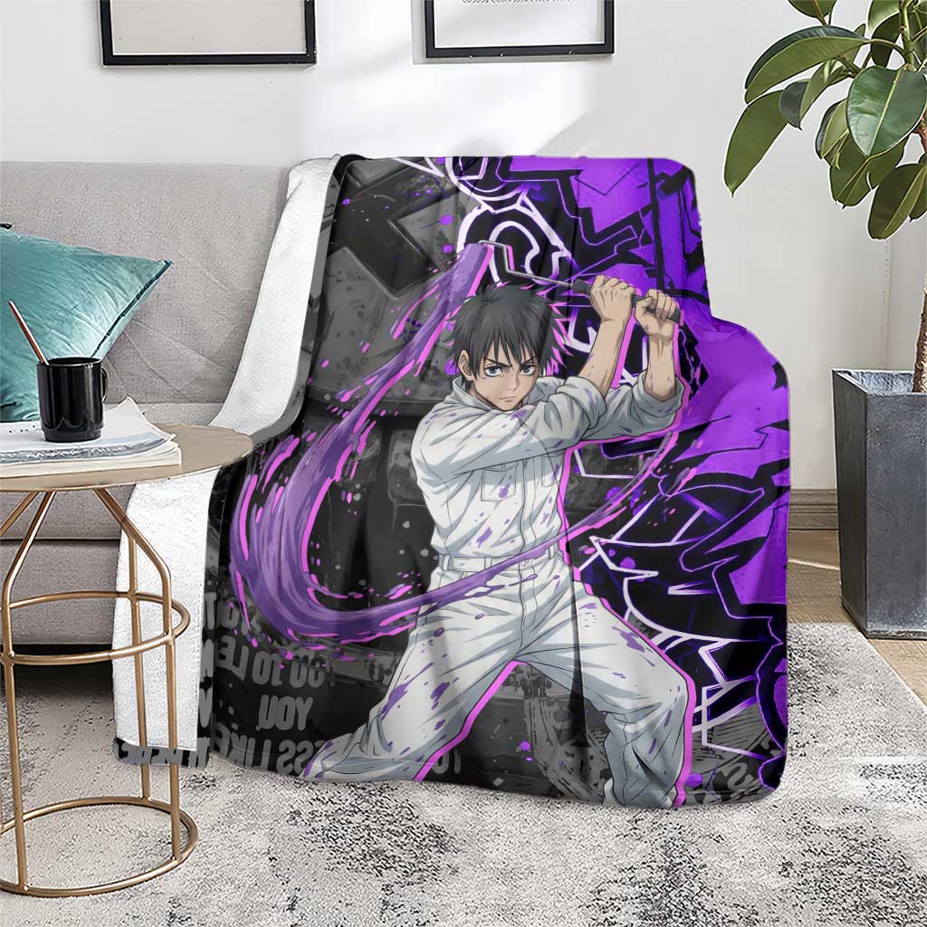 Yuta Okkotsu Jujutsu Kaisen Blanket Neon Graffiti Anime Fusion