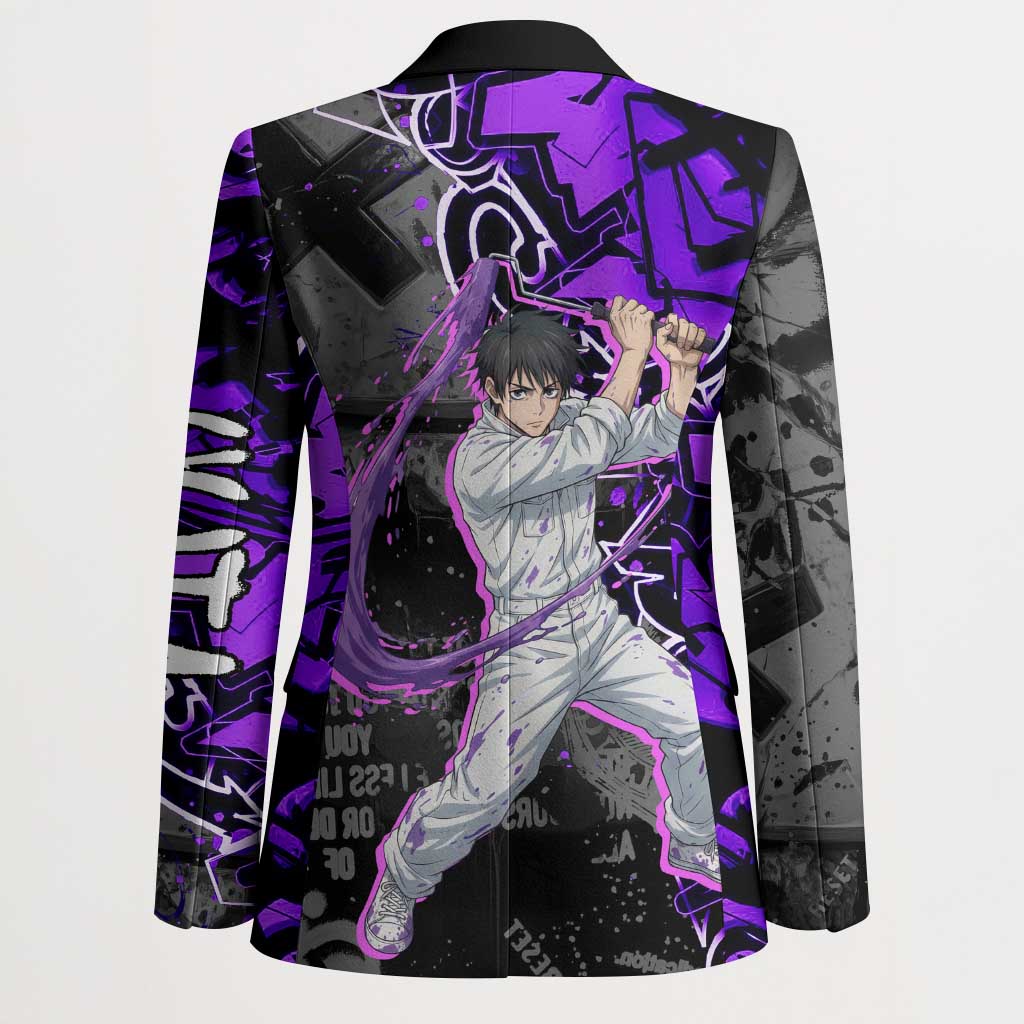 Yuta Okkotsu Jujutsu Kaisen Blazer Neon Graffiti Anime Fusion