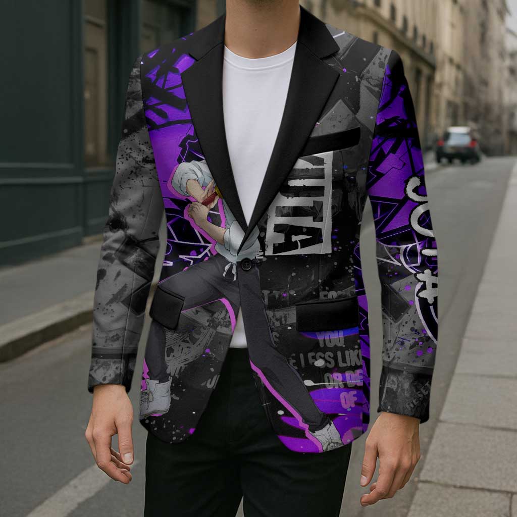 Yuta Okkotsu Jujutsu Kaisen Blazer Neon Graffiti Anime Fusion