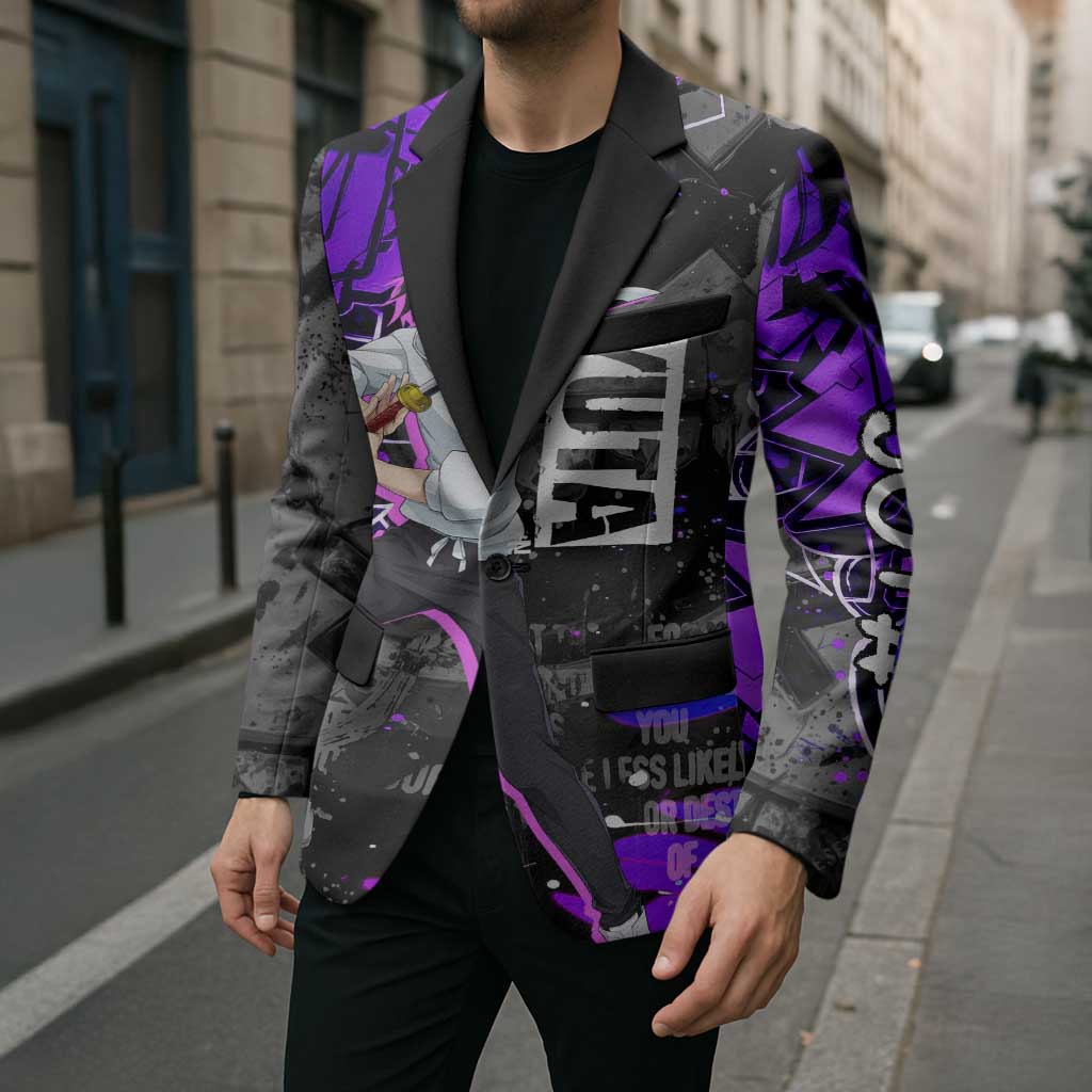 Yuta Okkotsu Jujutsu Kaisen Blazer Neon Graffiti Anime Fusion