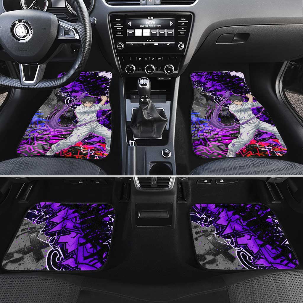 Yuta Okkotsu Jujutsu Kaisen Car Mats Neon Graffiti Anime Fusion