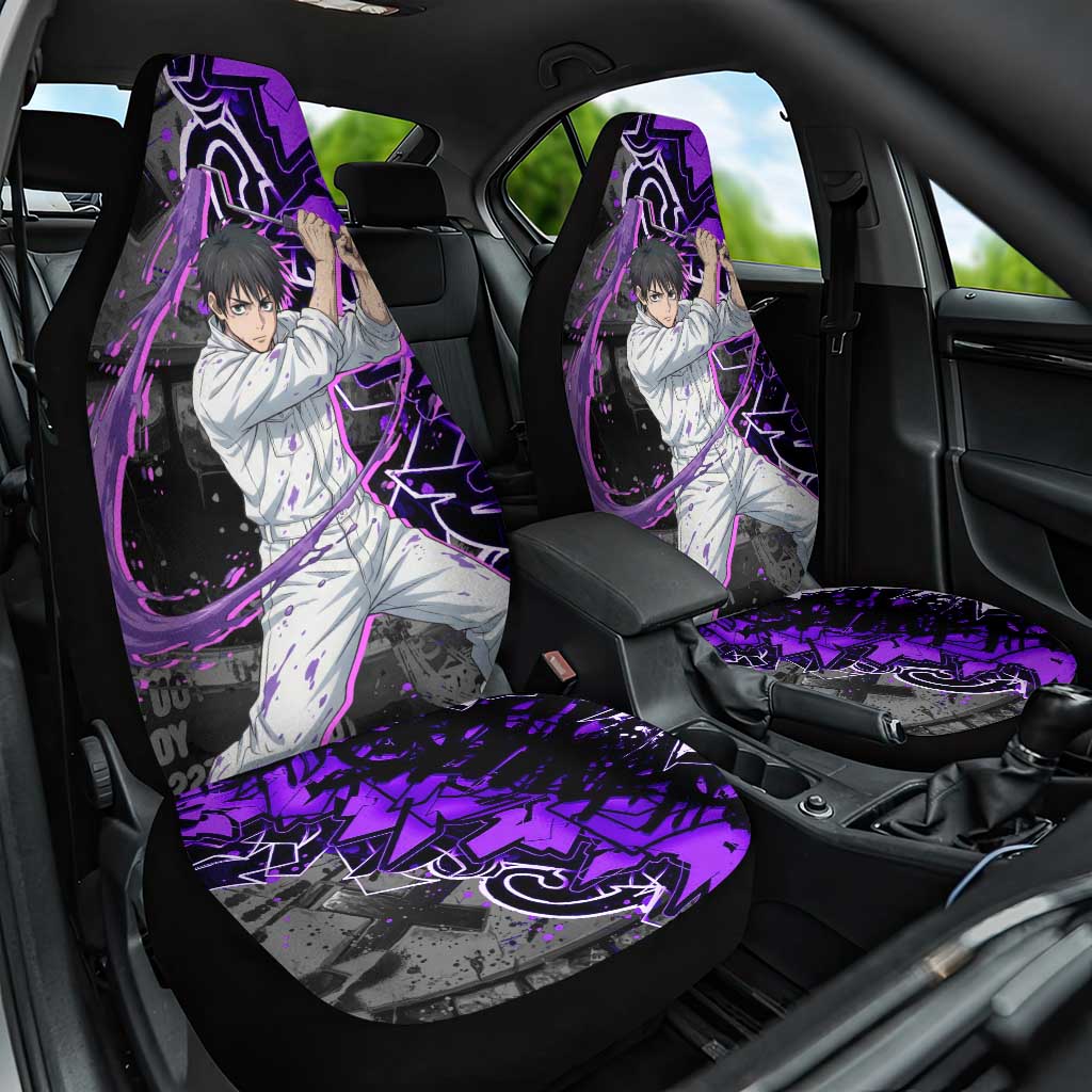 Yuta Okkotsu Jujutsu Kaisen Car Seat Cover Neon Graffiti Anime Fusion