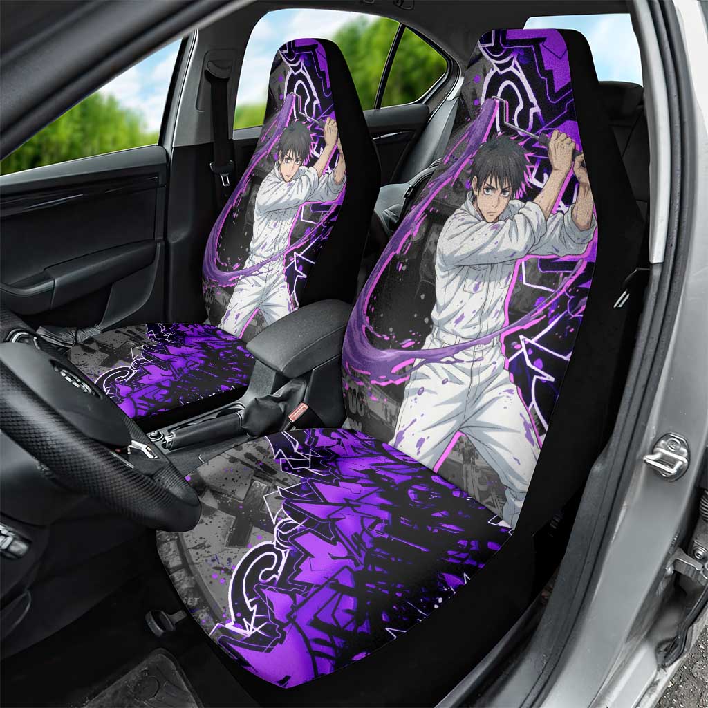 Yuta Okkotsu Jujutsu Kaisen Car Seat Cover Neon Graffiti Anime Fusion