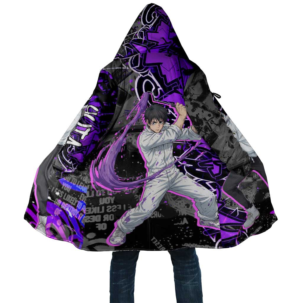 Yuta Okkotsu Jujutsu Kaisen Cloak Neon Graffiti Anime Fusion