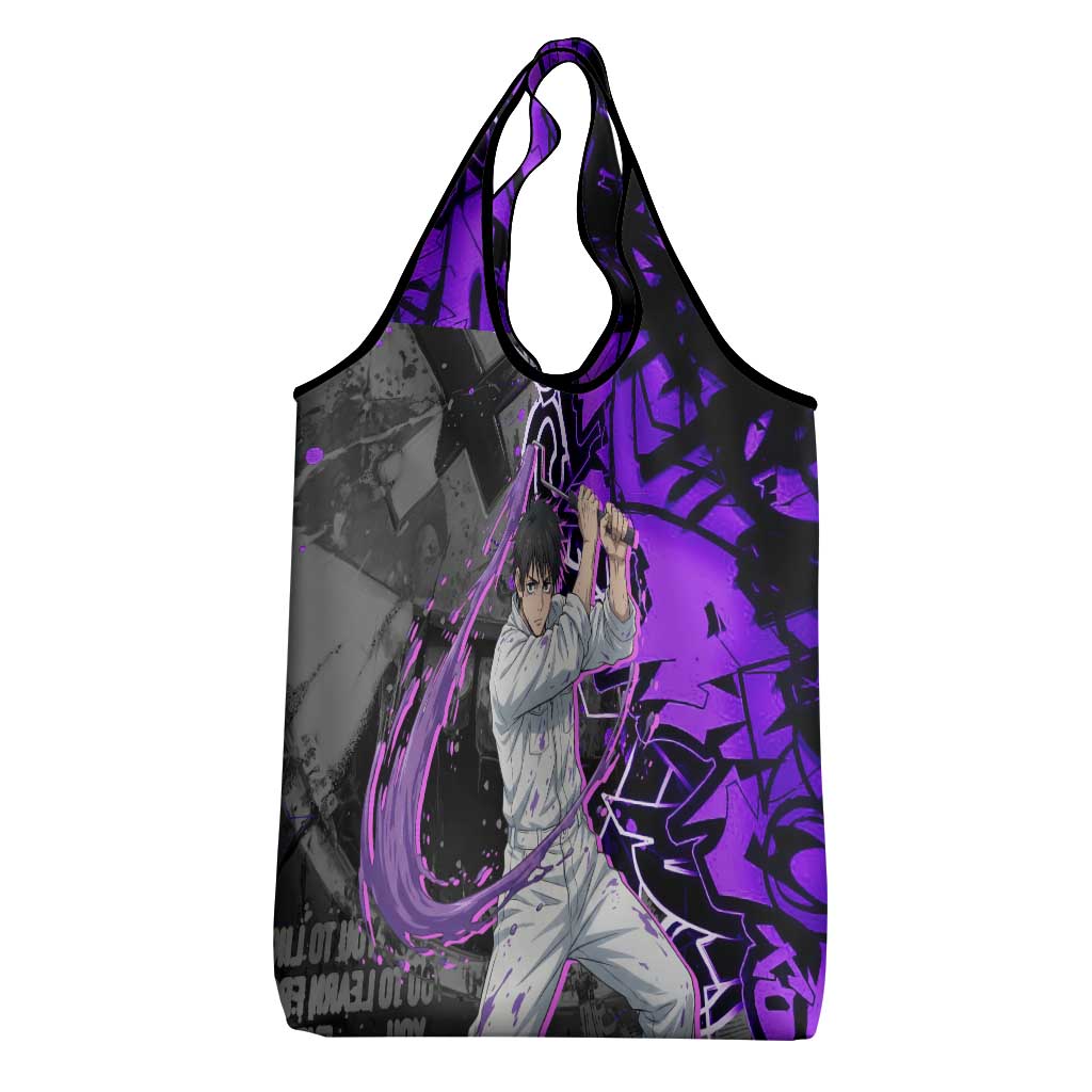 Yuta Okkotsu Jujutsu Kaisen Grocery Bag Neon Graffiti Anime Fusion