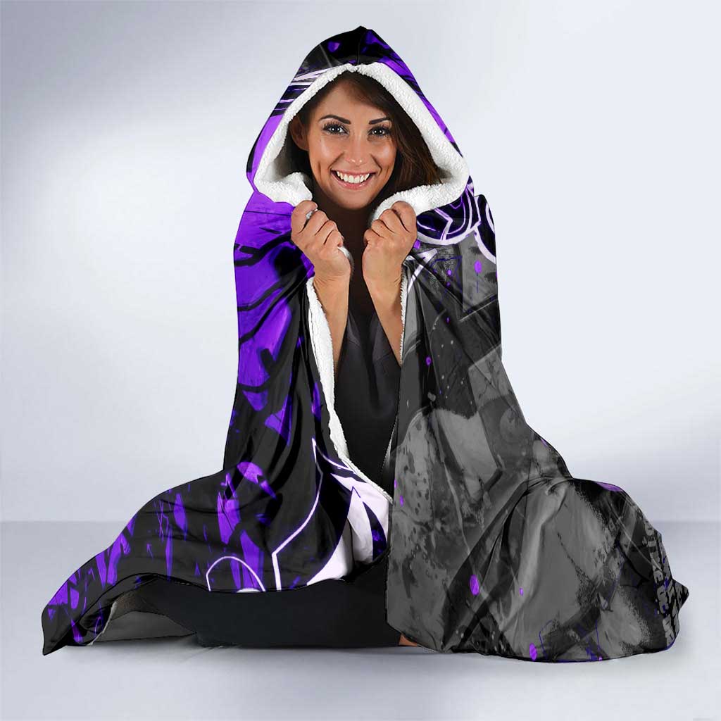 Yuta Okkotsu Jujutsu Kaisen Hooded Blanket Neon Graffiti Anime Fusion