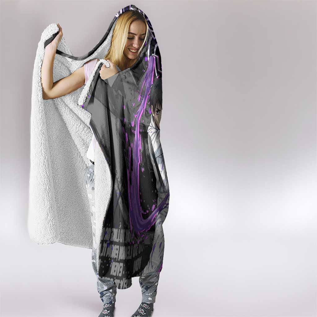 Yuta Okkotsu Jujutsu Kaisen Hooded Blanket Neon Graffiti Anime Fusion