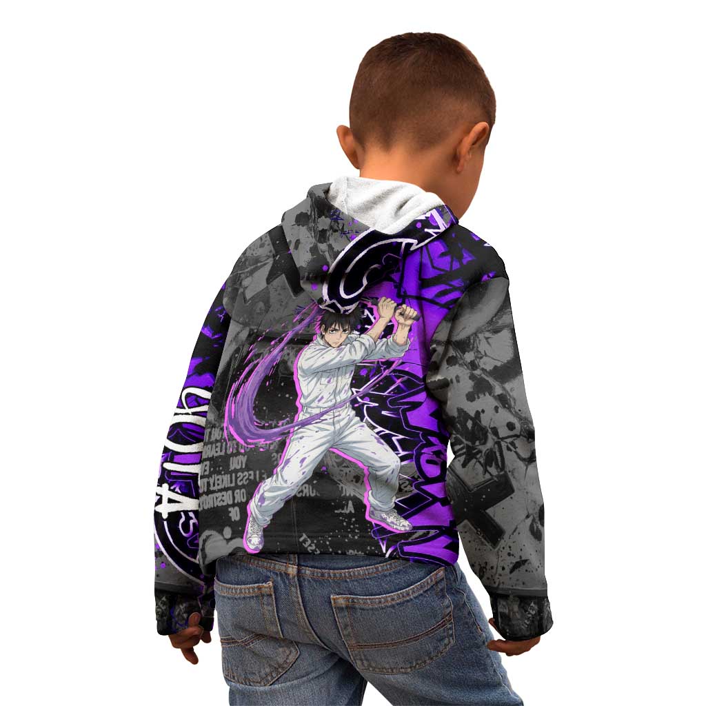 Yuta Okkotsu Jujutsu Kaisen Kid Hoodie Neon Graffiti Anime Fusion