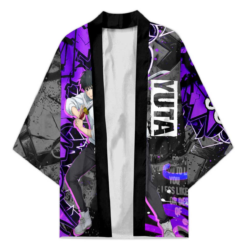 Yuta Okkotsu Jujutsu Kaisen Kimono Neon Graffiti Anime Fusion