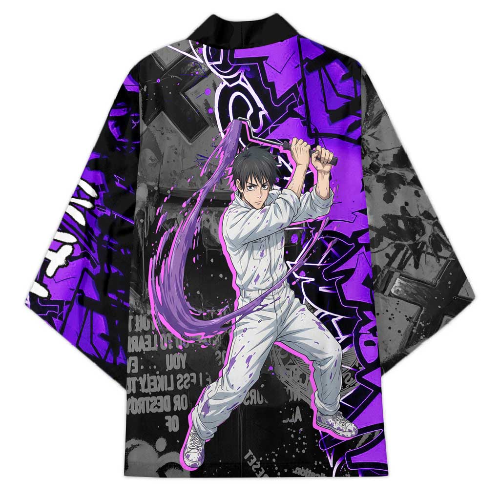 Yuta Okkotsu Jujutsu Kaisen Kimono Neon Graffiti Anime Fusion