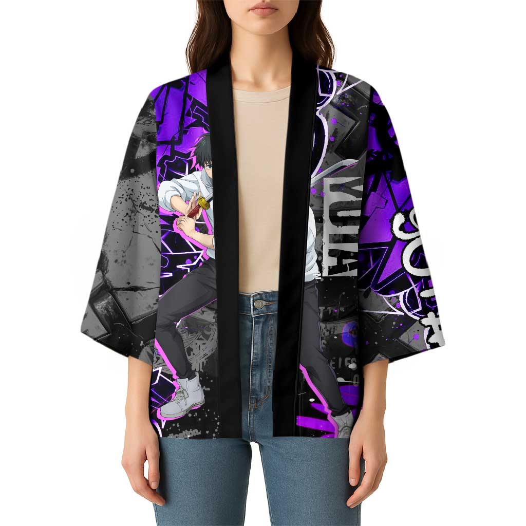 Yuta Okkotsu Jujutsu Kaisen Kimono Neon Graffiti Anime Fusion