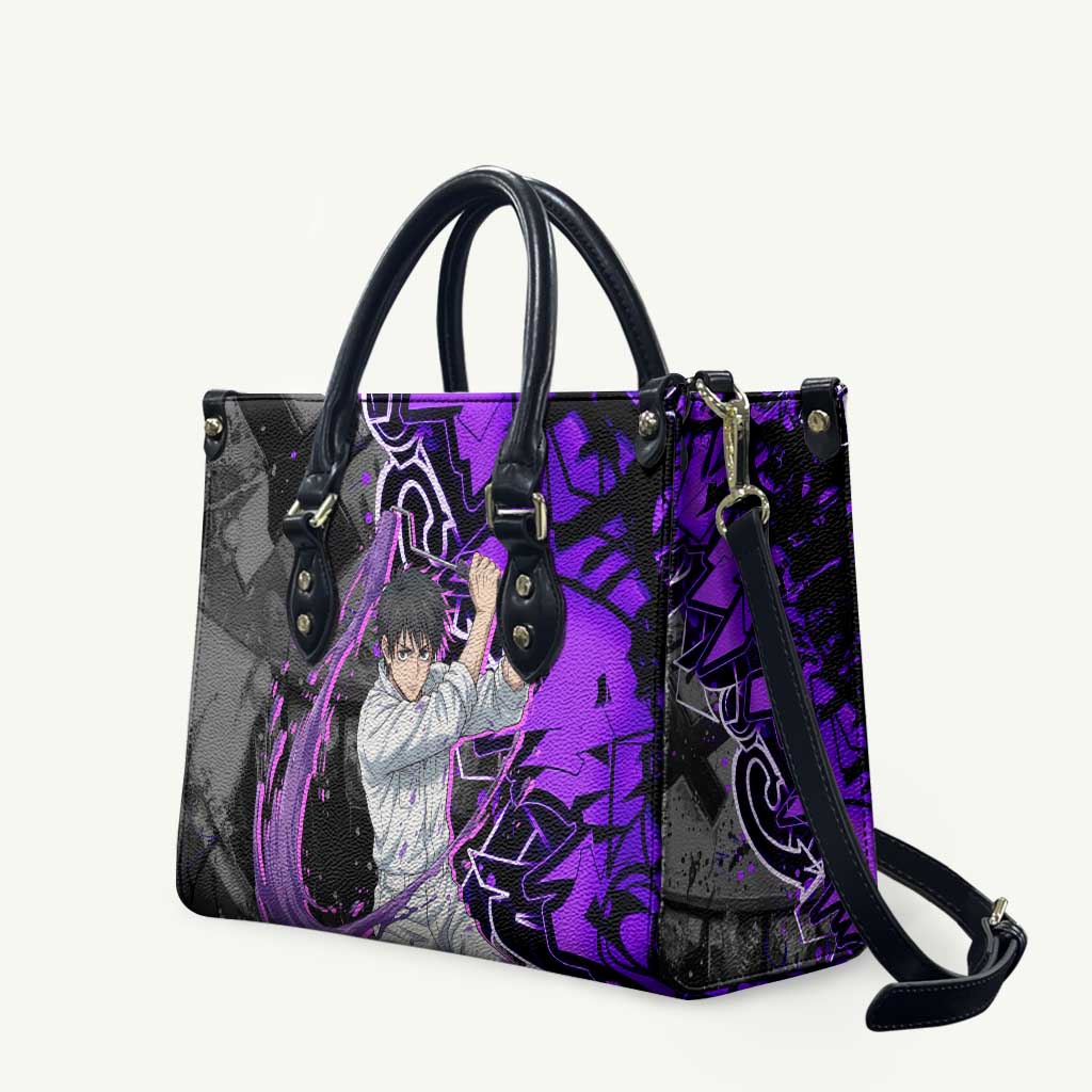 Yuta Okkotsu Jujutsu Kaisen Leather Bag Neon Graffiti Anime Fusion