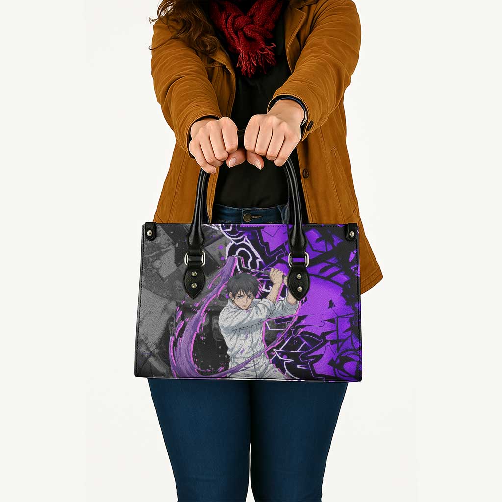 Yuta Okkotsu Jujutsu Kaisen Leather Bag Neon Graffiti Anime Fusion