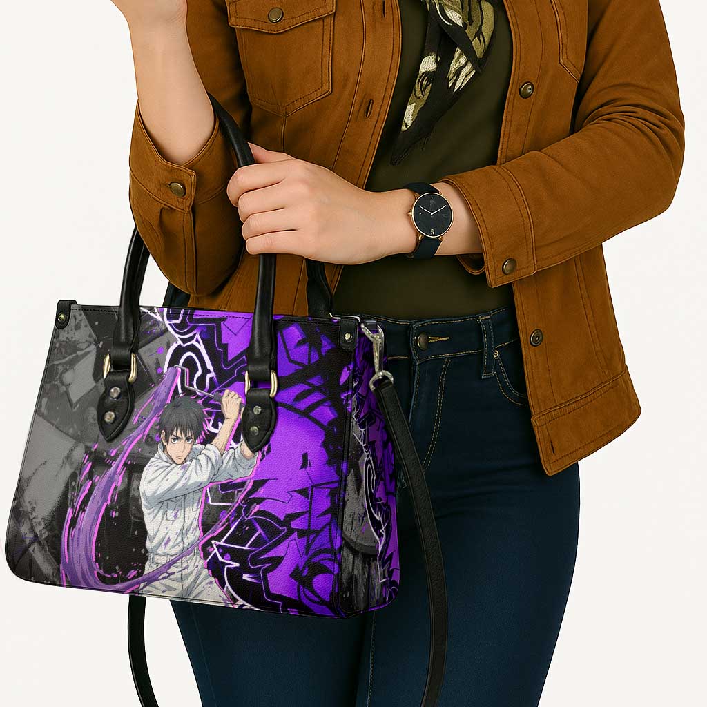 Yuta Okkotsu Jujutsu Kaisen Leather Bag Neon Graffiti Anime Fusion