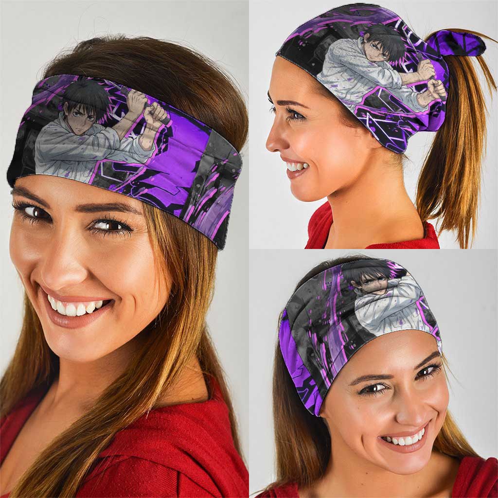 Yuta Okkotsu Jujutsu Kaisen Neck Gaiter Neon Graffiti Anime Fusion