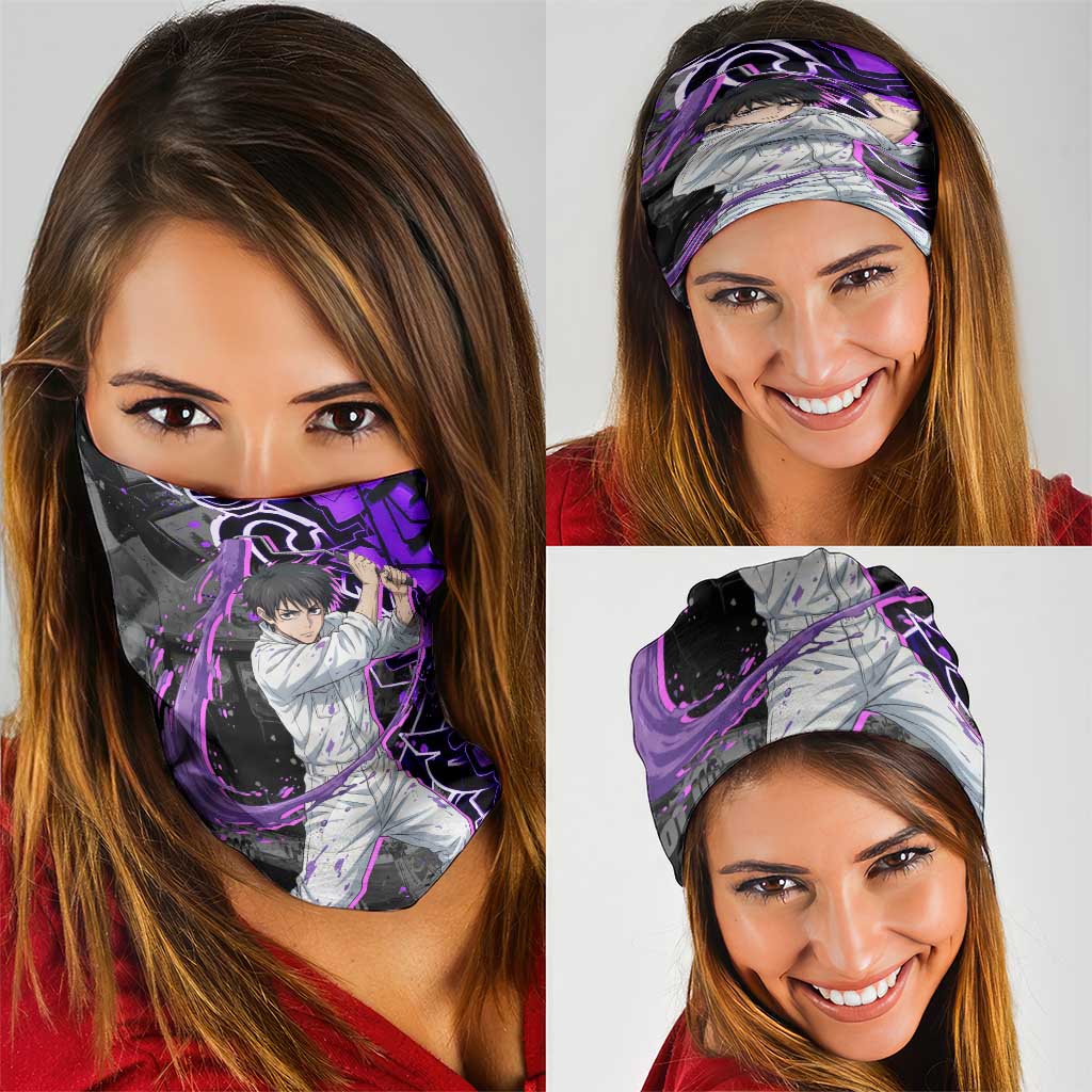 Yuta Okkotsu Jujutsu Kaisen Neck Gaiter Neon Graffiti Anime Fusion