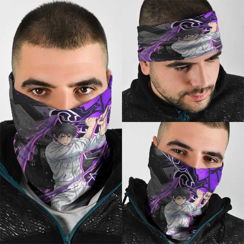 Yuta Okkotsu Jujutsu Kaisen Neck Gaiter Neon Graffiti Anime Fusion