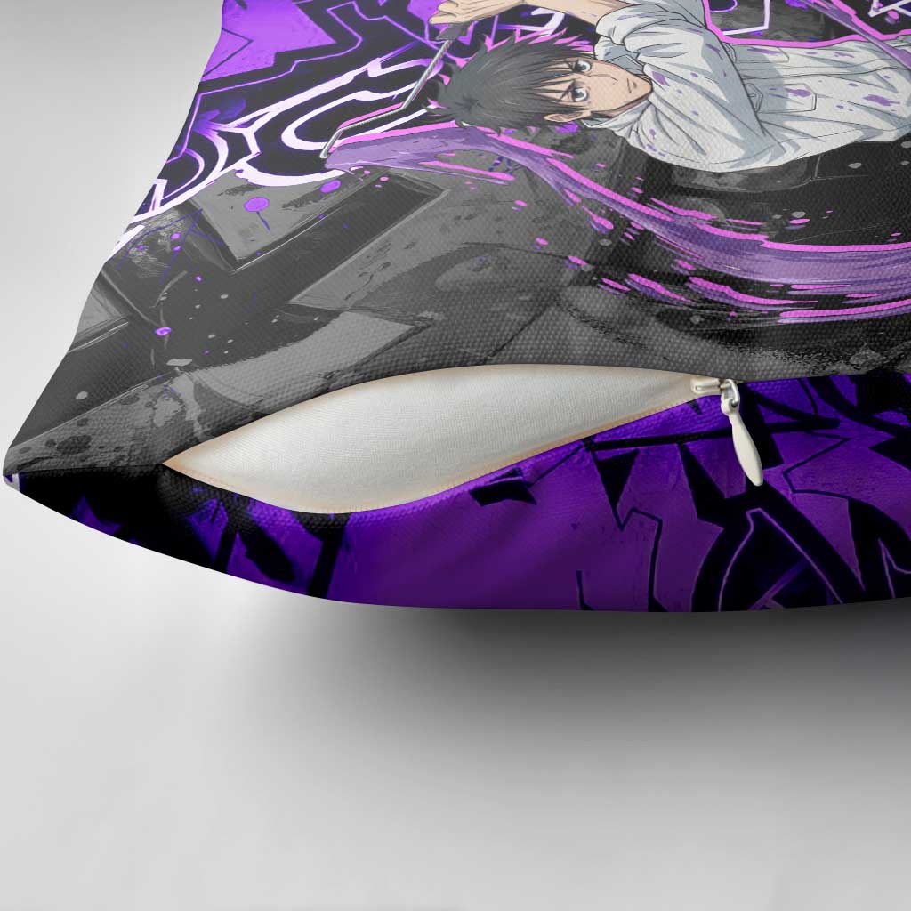 Yuta Okkotsu Jujutsu Kaisen Pillow Cover Neon Graffiti Anime Fusion