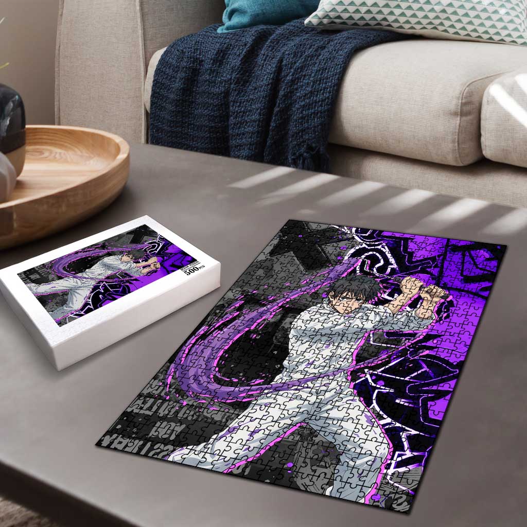 Yuta Okkotsu Jujutsu Kaisen Puzzle Neon Graffiti Anime Fusion