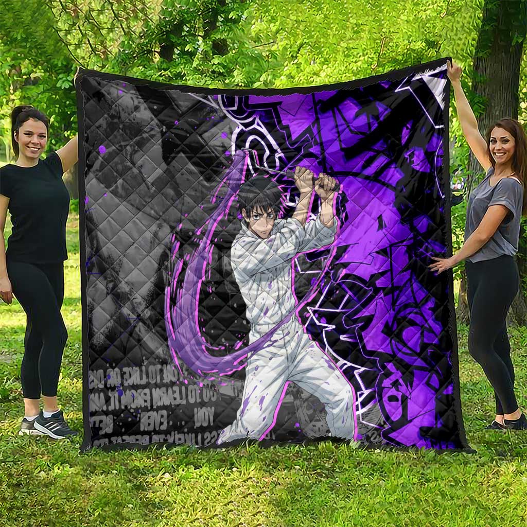Yuta Okkotsu Jujutsu Kaisen Quilt Neon Graffiti Anime Fusion
