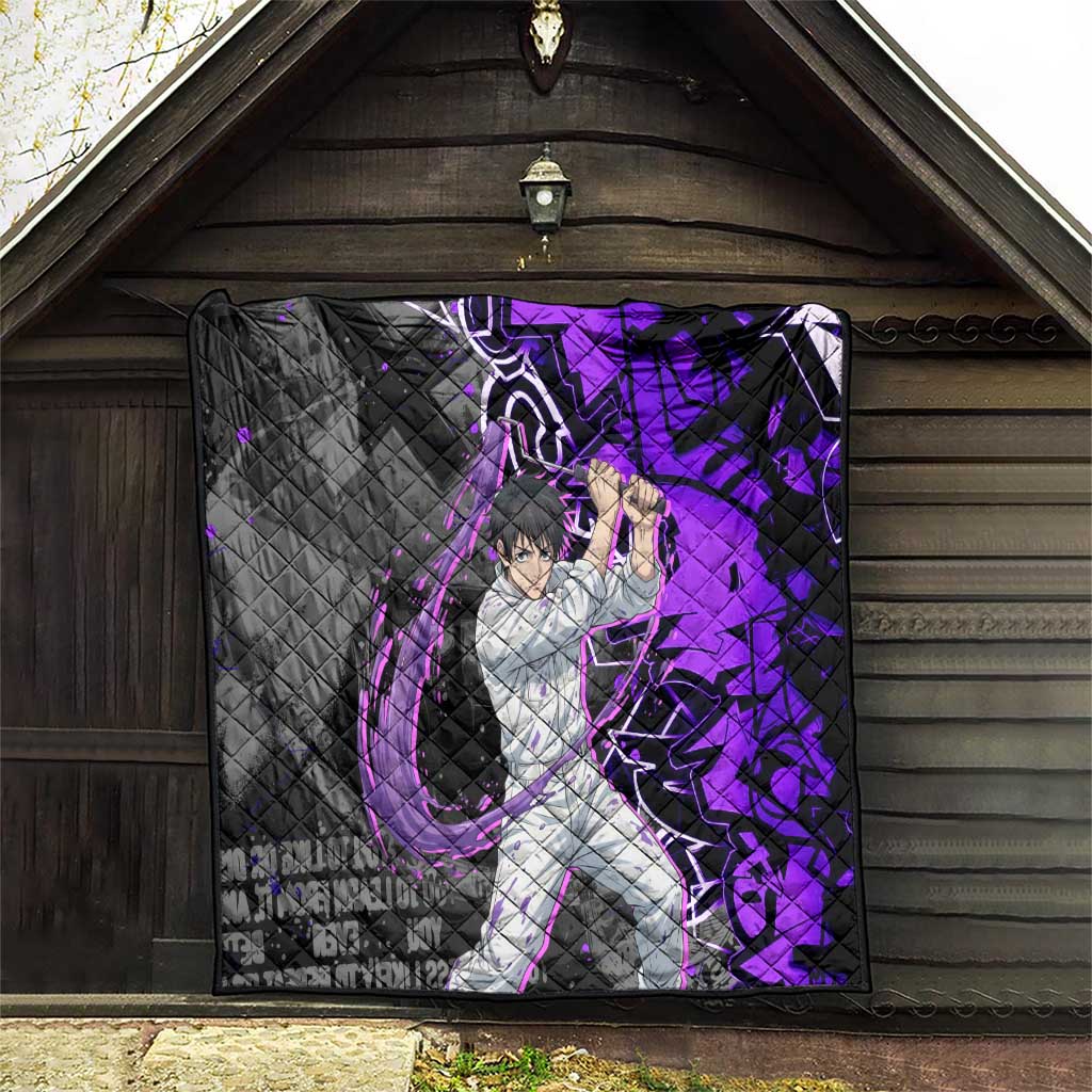 Yuta Okkotsu Jujutsu Kaisen Quilt Neon Graffiti Anime Fusion