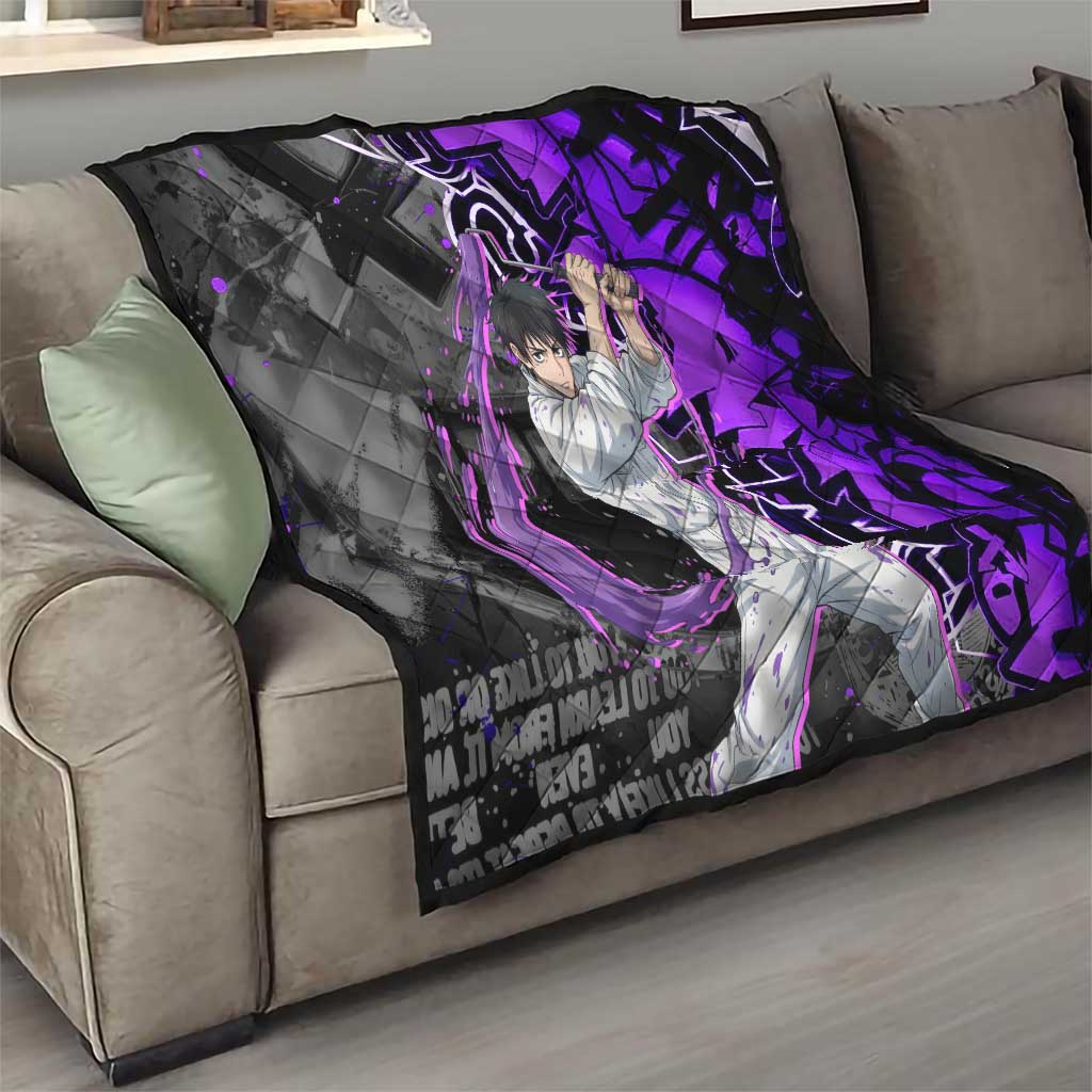 Yuta Okkotsu Jujutsu Kaisen Quilt Neon Graffiti Anime Fusion