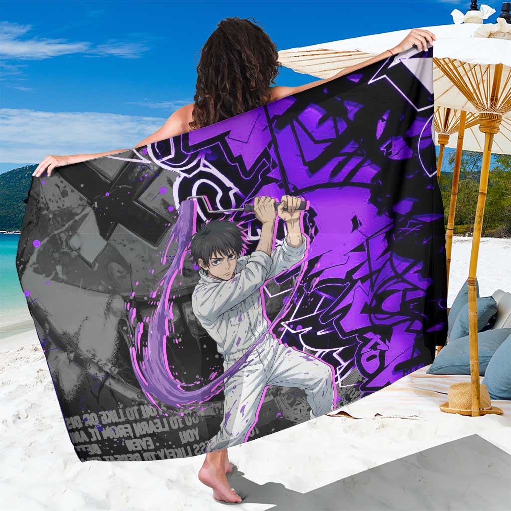 Yuta Okkotsu Jujutsu Kaisen Sarong Neon Graffiti Anime Fusion
