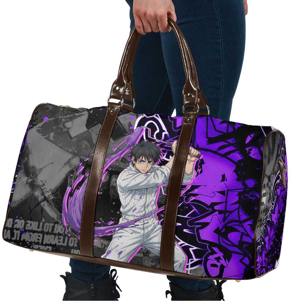 Yuta Okkotsu Jujutsu Kaisen Travel Bag Neon Graffiti Anime Fusion