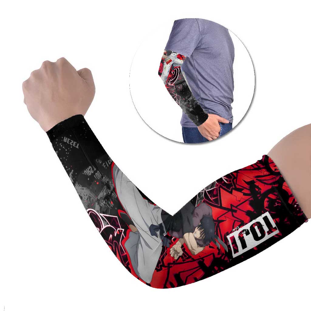 Toji Fushiguro Arm Sleeves Urban Graffiti Anime Style