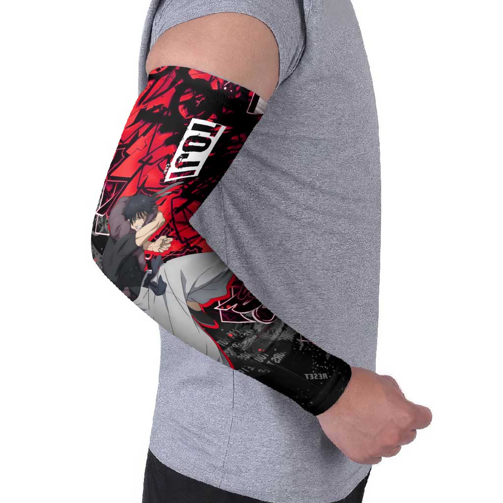Toji Fushiguro Arm Sleeves Urban Graffiti Anime Style
