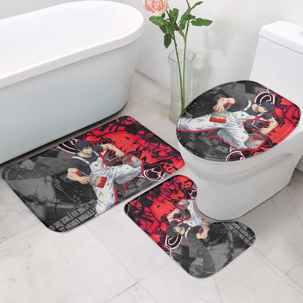 Toji Fushiguro Bathroom Set Urban Graffiti Anime Style