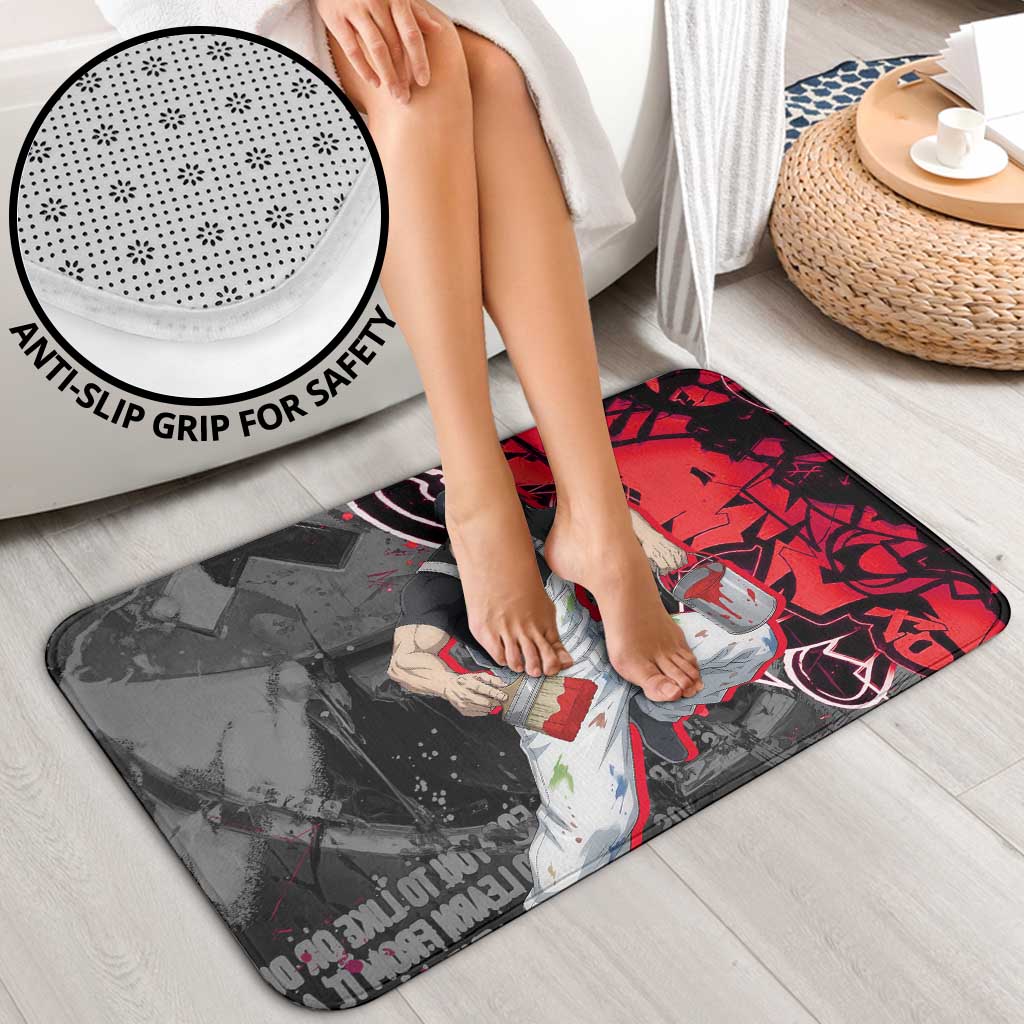 Toji Fushiguro Bathroom Set Urban Graffiti Anime Style