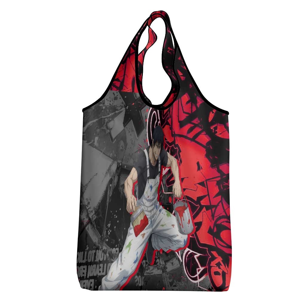 Toji Fushiguro Grocery Bag Urban Graffiti Anime Style