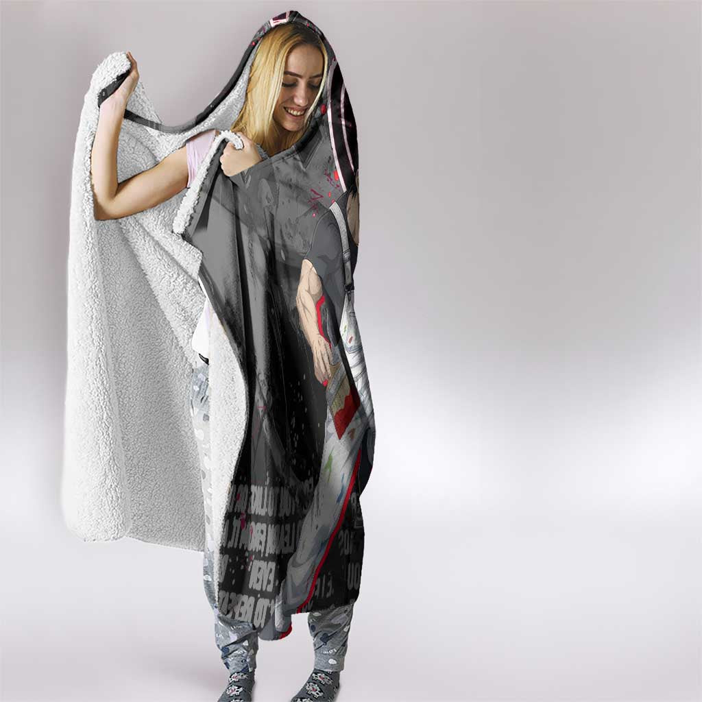 Toji Fushiguro Hooded Blanket Urban Graffiti Anime Style