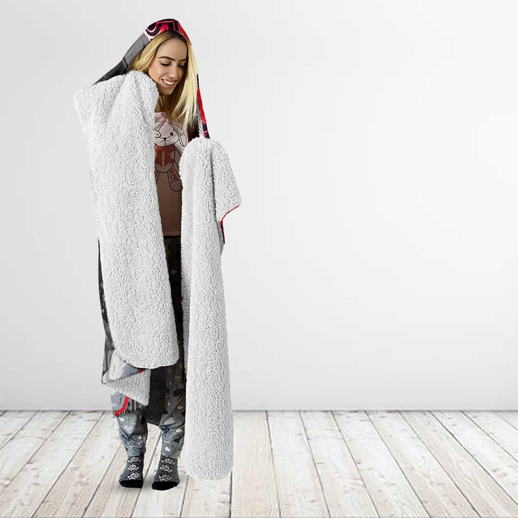 Toji Fushiguro Hooded Blanket Urban Graffiti Anime Style
