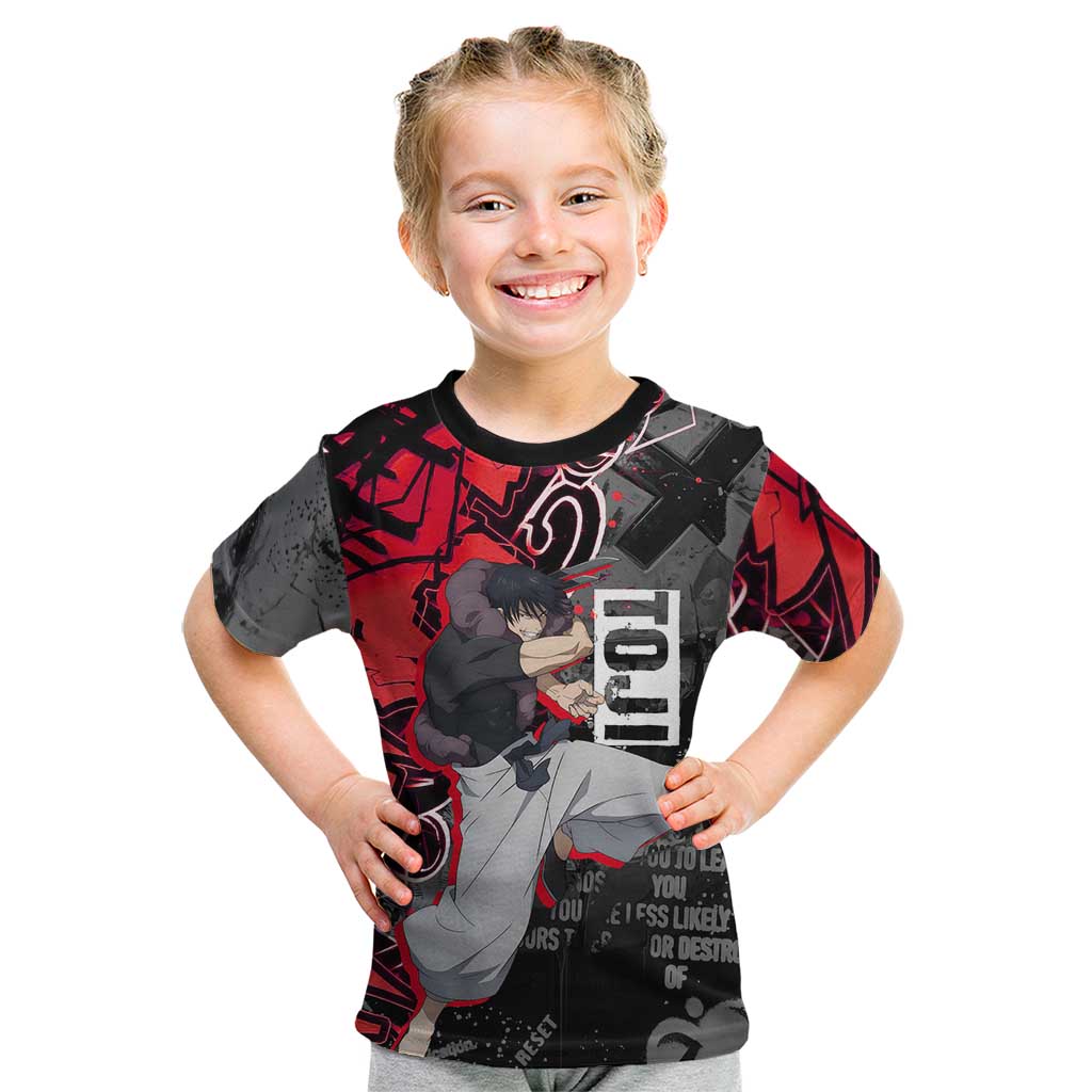 Toji Fushiguro Kid T Shirt Urban Graffiti Anime Style