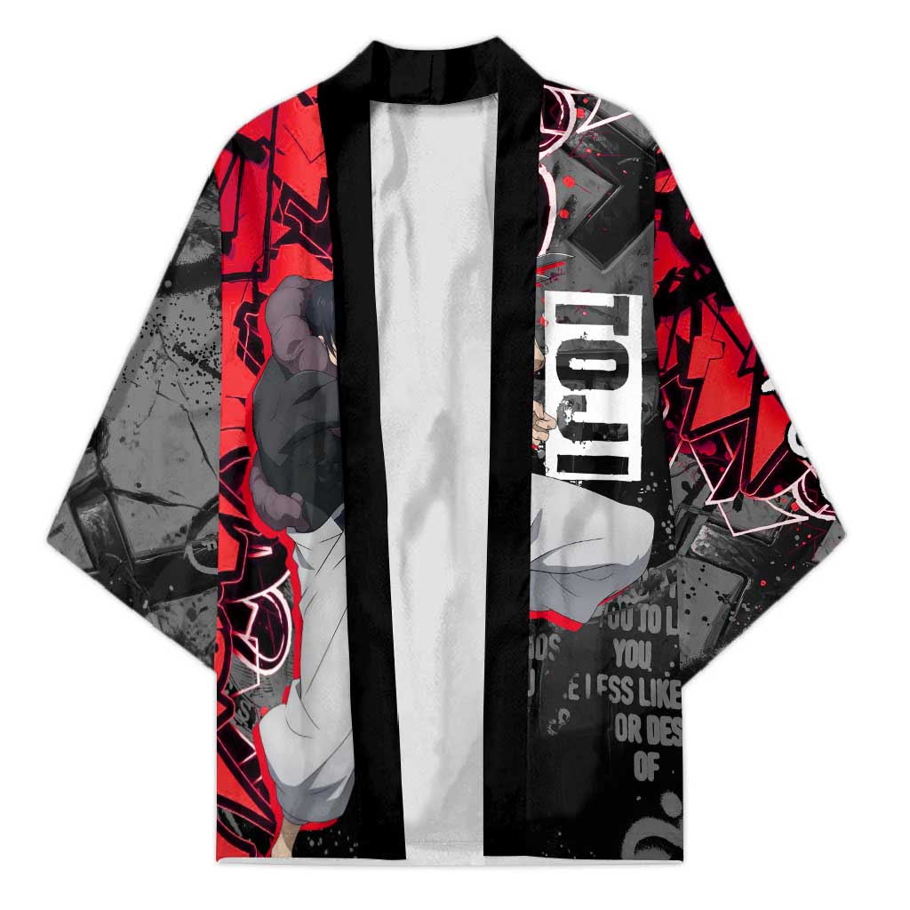 Toji Fushiguro Kimono Urban Graffiti Anime Style