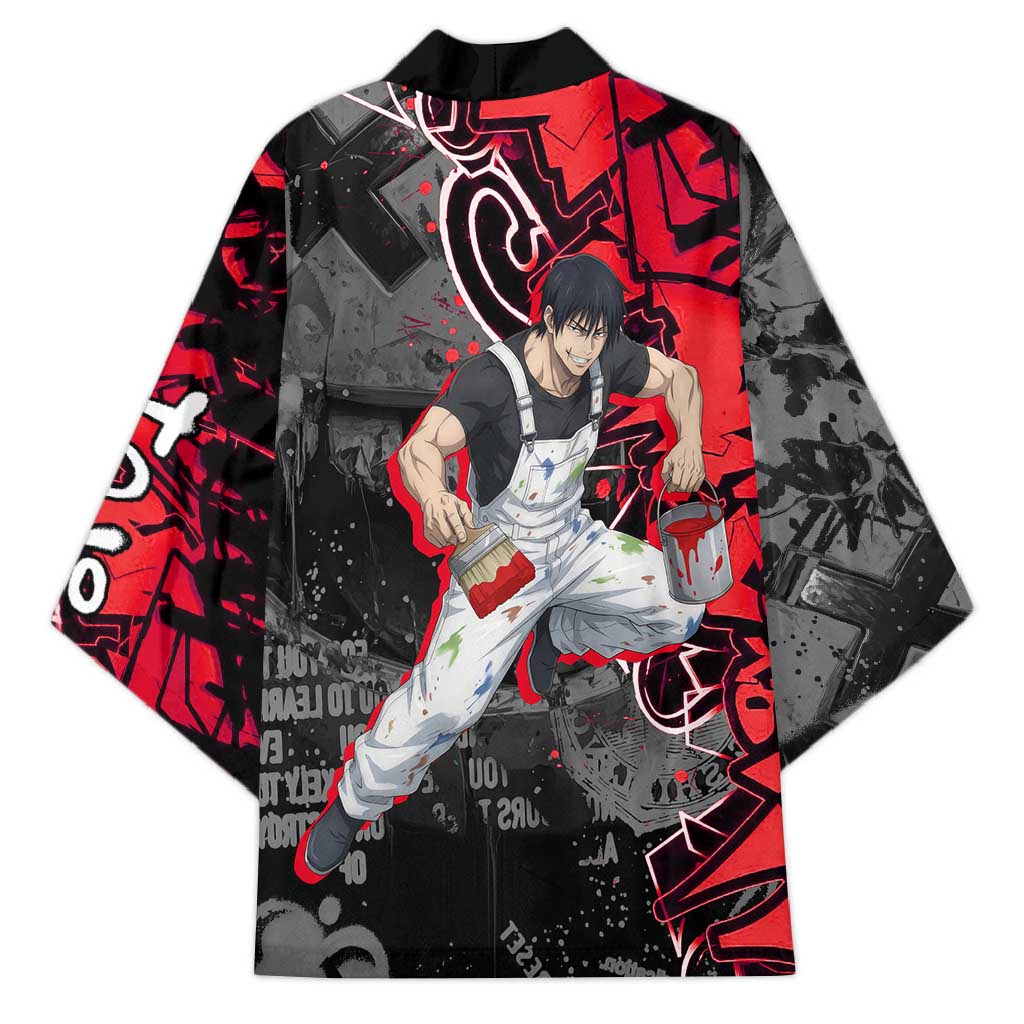 Toji Fushiguro Kimono Urban Graffiti Anime Style